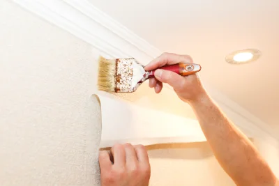 Pose de papier peint à Cheillé — revêtements muraux et toiles de verre